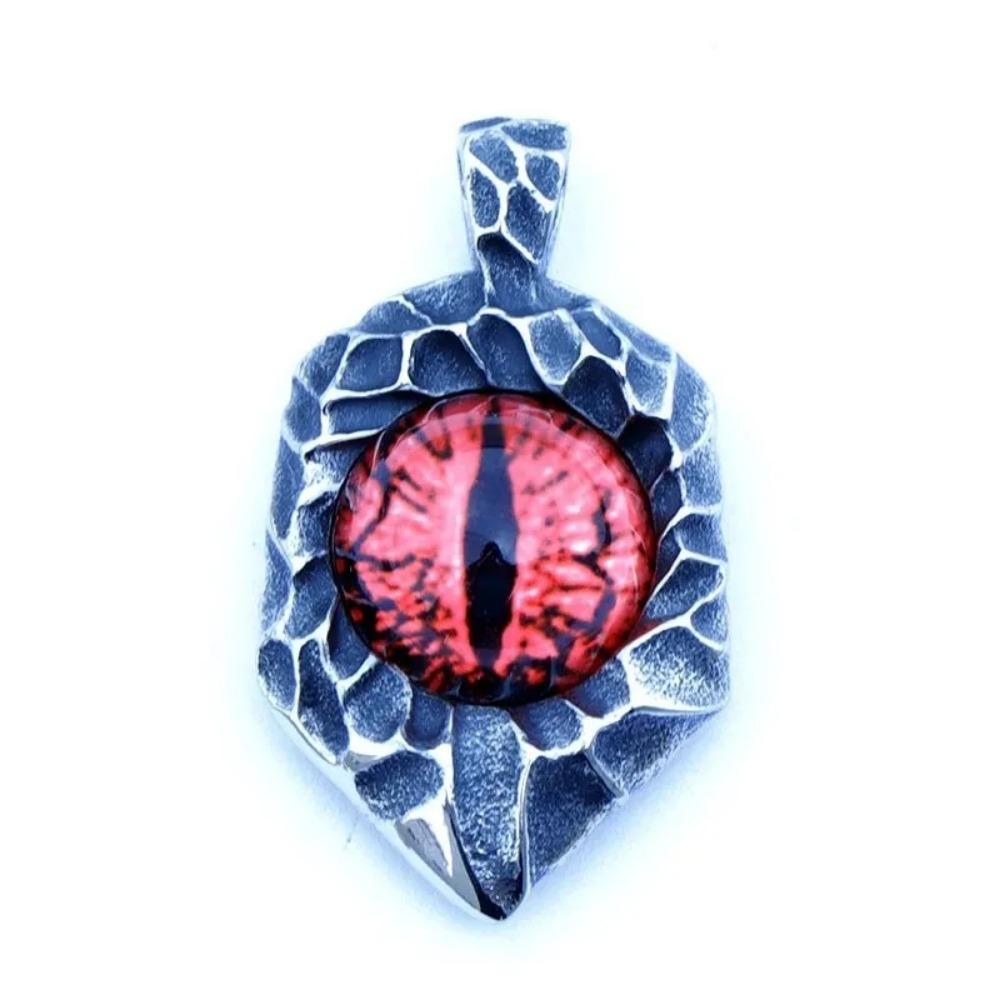 Око Гора мусульманский рунический узор круглое ожерелье с подвеской мужское ожерелье скользящая подвеска металлическое ожерелье амулет аксессуар ювелирные изделия