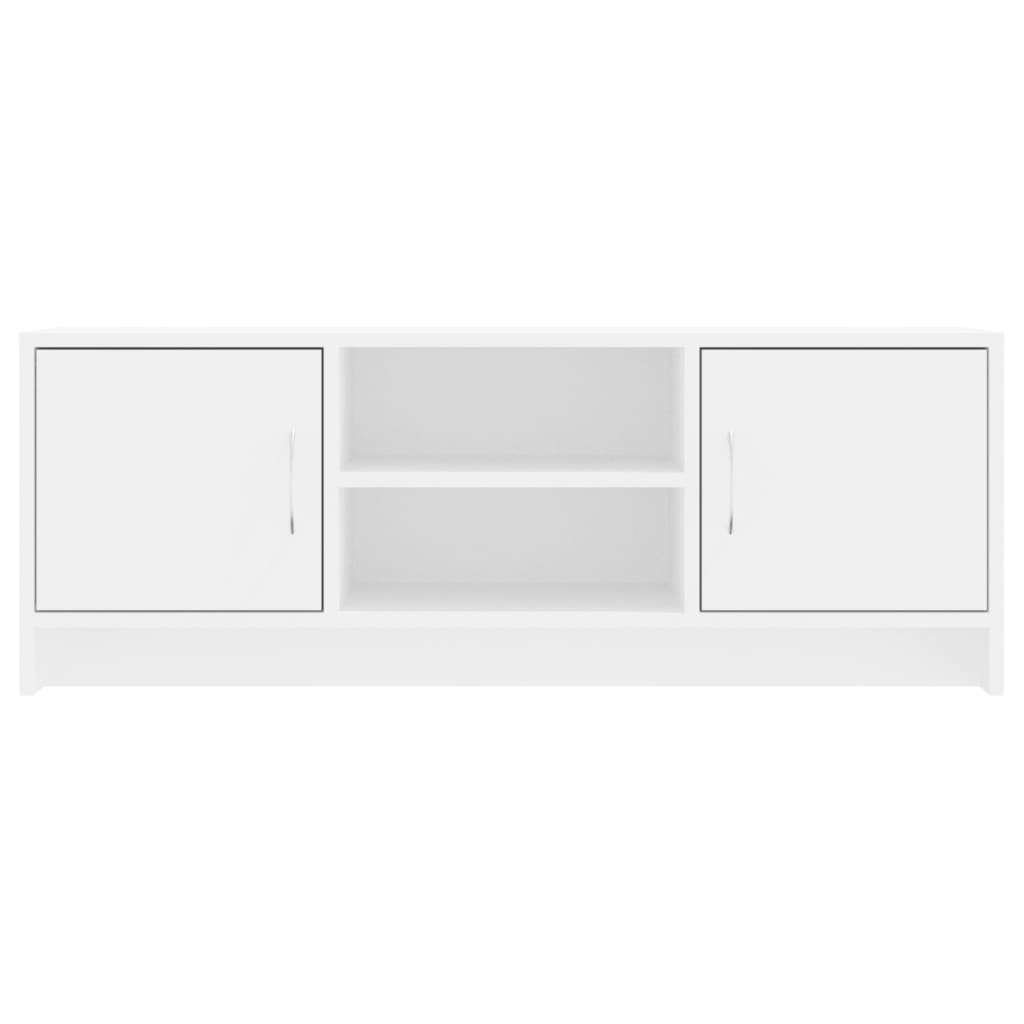 Vidaxl Szafka Pod Tv, Biała, 102X30X37,5 Cm, Materiał Drewnopochodny