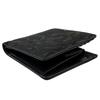 Folding Big Money Simple Stylish [Frank Miura] Bi-fold Wallet, Wallet, Men's & Women's, Holder, & (Embossed Black)