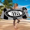 Пляжное полотенце из микрофибры с принтом герба Штурм Грац, мягкое и впитывающее, быстросохнущее, идеально подходит для летних путешествий, незаменимо для пляжа, бассейна
