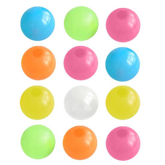 4/8/12/24 шт. светящийся липкий шарик, светящийся в темноте, настенный, потолочный, липкий шарик TPR, снятие тревожности