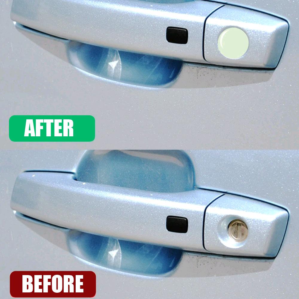 4 шт. универсальные наклейки на замочную скважину для двери автомобиля, защитные наклейки на дверь автомобиля, амортизирующие прокладки для предотвращения столкновений, внешние аксессуары для автомобиля