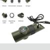 Multifunctional Whistle Led Flashlight Compass Magnifier Thermometer Portable 7-In-1