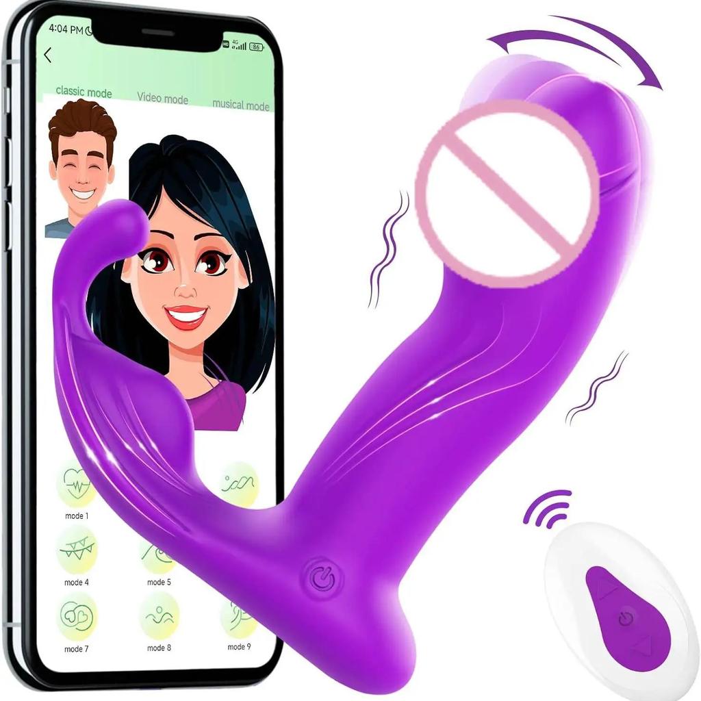 App Control G-Spot Vibrating Rabbit Vibrator for Women Clitoris Stimulator Female Masturbator Adult Sex Toys Vagina Panties 18+