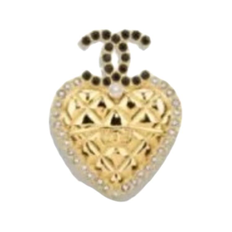 CHANEL Metal Brooches Women's Gold ABC462-B15850-NV516