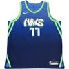 2019/20 Dallas Mavericks City Edition Color Block Letter Number Printing Pullover Basketball Jersey Men Jersey Blue AV4569-462