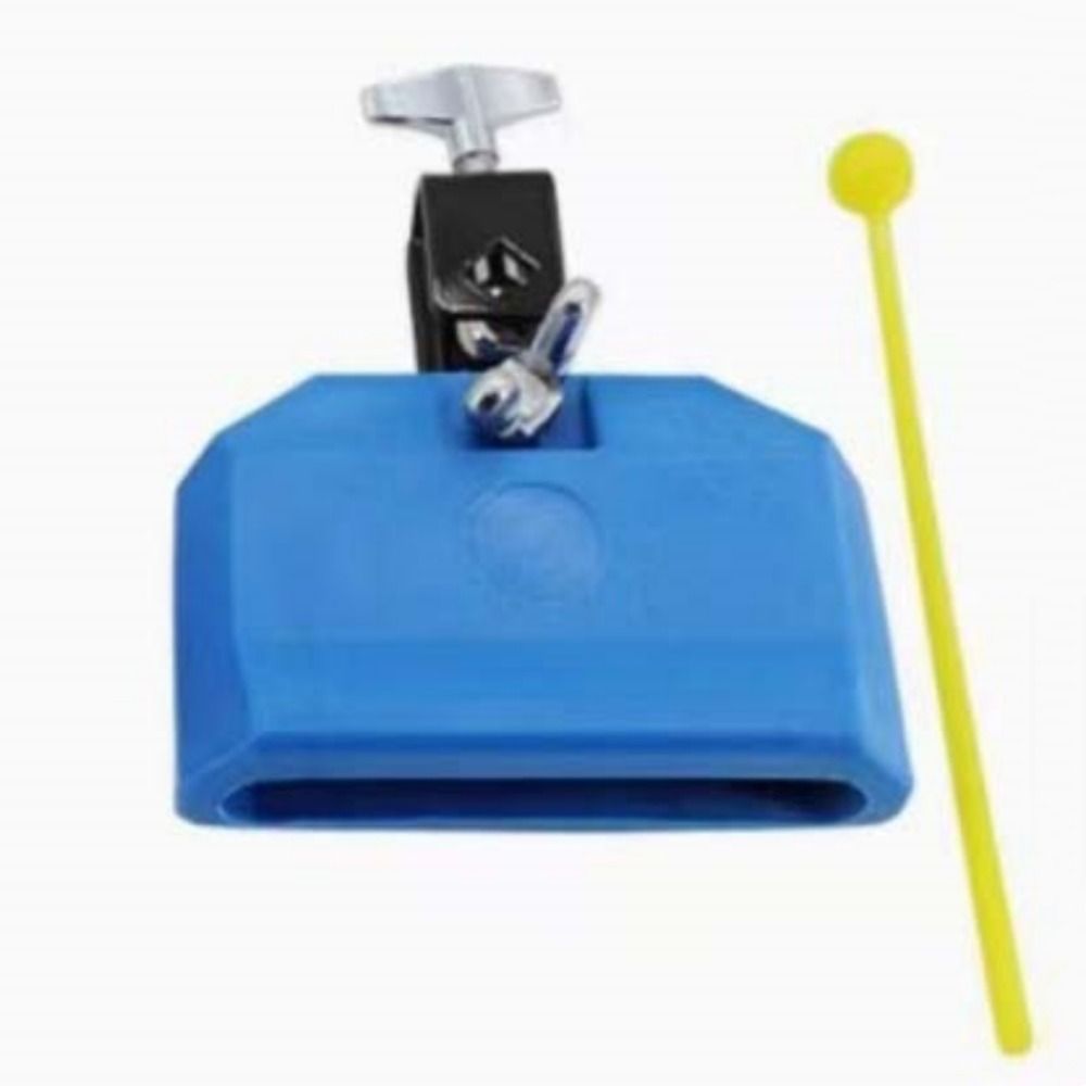 Blue Red Drum Clapper Cheering Bell Drum Jam Block Durable Drum Bell Set Kindergarten