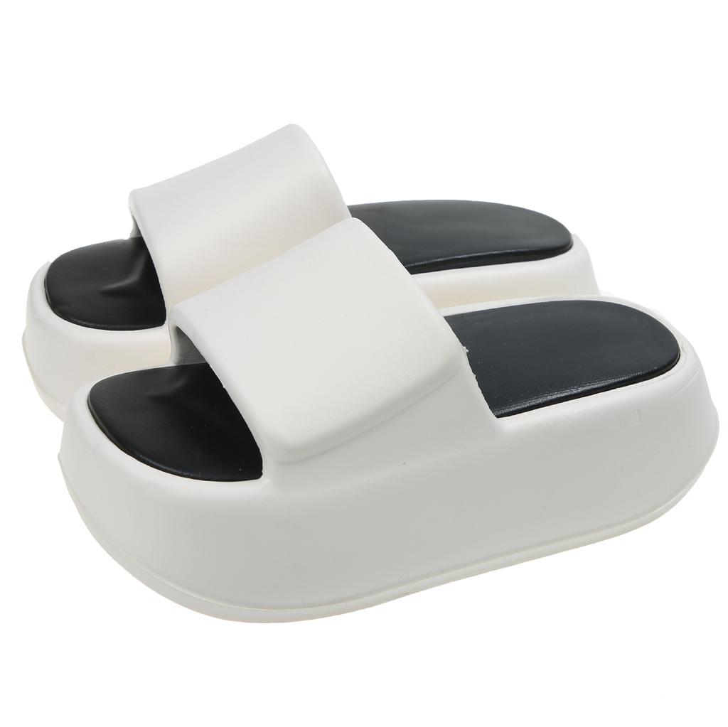 Высокие тапочки на плоской подошве женские мягкие толстые туфли из ЭВА женские мюли на каблуке 7 см женские уличные тапочки на платформе