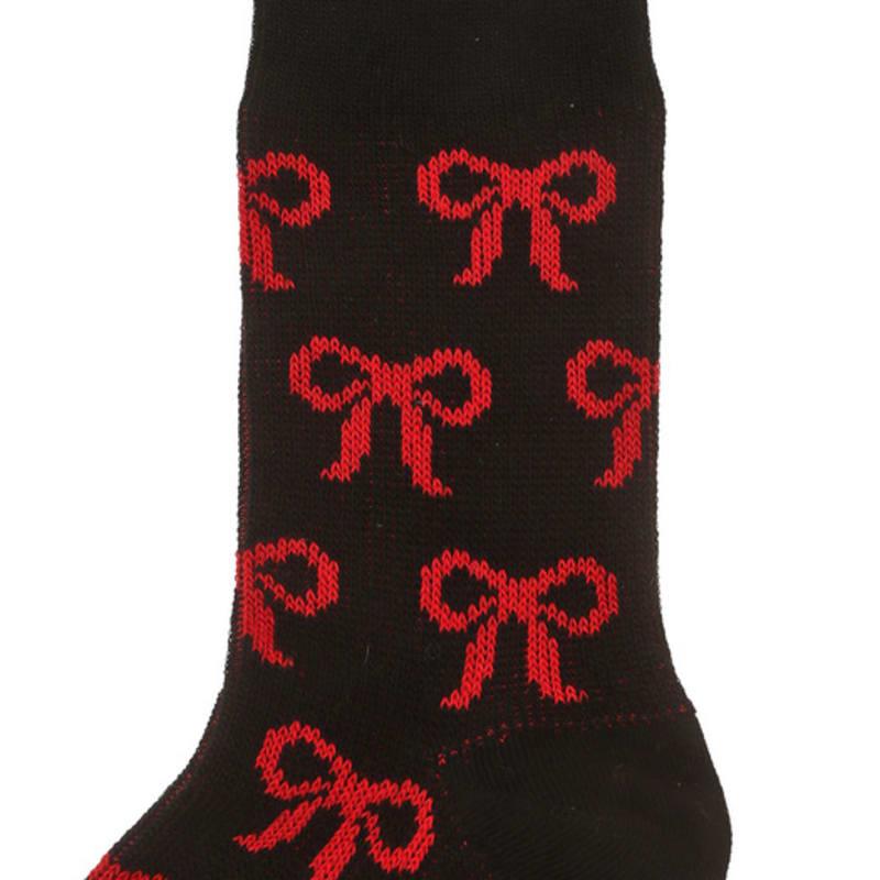 JILLSTUART [Gift Box Packaging] Women's Ribbon Jacquard Mid-Calf Socks 2-Piece Set JASS5F040R2