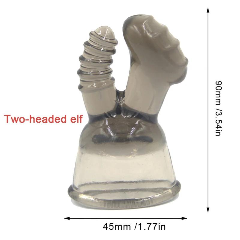 G-точка Стимулирующий Вибратор Насадка Эротические Аксессуары AV Стержень Насадка Волшебная Палочка Насадка Взрослые Секс-Игрушки для Женщин Массажер
