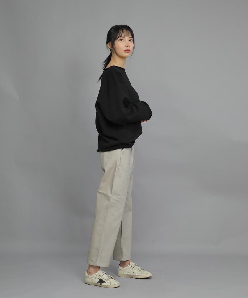 Свитшот Seinteukeulu Heavy Terry Grunge Hgs-802 Черный