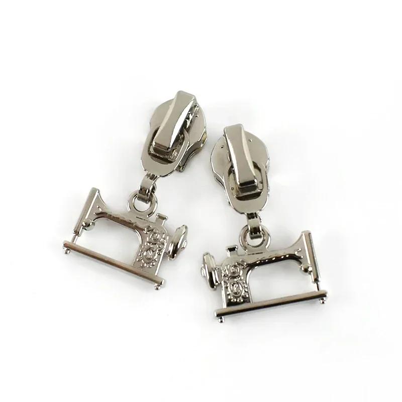 Meetee 5/10/20 шт. 5# Бегунок для молнии для нейлоновых молний Пластиковые спиральные молнии Головки бегунка Ремонтные наборы DIY Швейные аксессуары для одежды