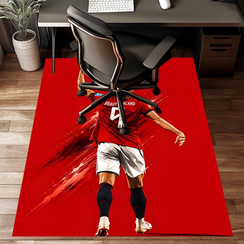 1pc Haaland6 Design Printed Area Rug Carpet for Bedroom Living Room Home Decor Rugs Mat Non Slip Mat Rug for Bedside