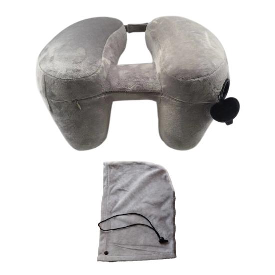 Надувная подушка для шеи с запатентованным клапаном защиты дышащая легкая длительная поездка шейный отдел позвоночника домашнее использование