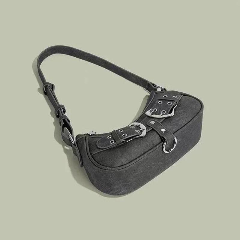 Сладкая крутая серая наплечная сумка женская дизайнерская гранж горячие девушки повседневная сумочка леди винтажная универсальная сумка под мышку ARI