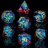 Resin Pointed Dice for DND & COC: Multifaceted Solid D6 for Board Games & RPGs