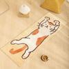 Bedside Long Carpet Cartoon Pattern Letter Cat Non -Slip Carpets Living Room Floor Mat Water Absorption Rugs Tapetes De Sala