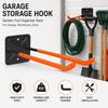 1Pcs Iron Garden Tool Organizer Screw Installation Wall Mounted Hook  for Shovel Rake Broom Hose