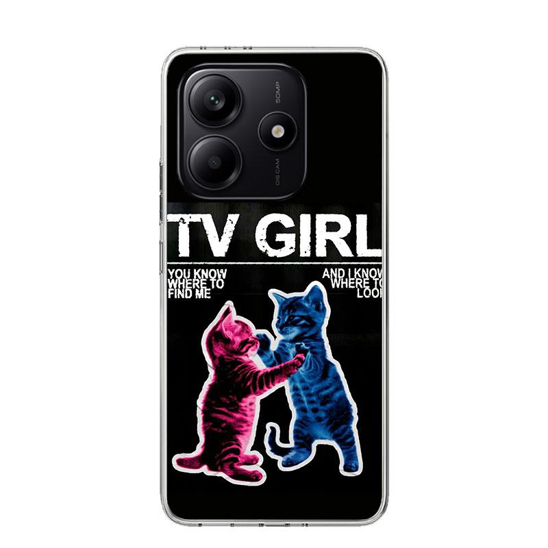 TV Girl Album Phone Case For Xiaomi Redmi Note 15 14 13 12S 12 Pro Plus 11S 11E 11 11T 10S 10 Art Soft Pattern Cover Redmi Note