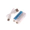 9В 6800 мАч Li-Ion Перезаряжаемая Батарея С USB Зарядным Кабелем Для Игрушки Мультиметра Микрофона Пульта Дистанционного Управления