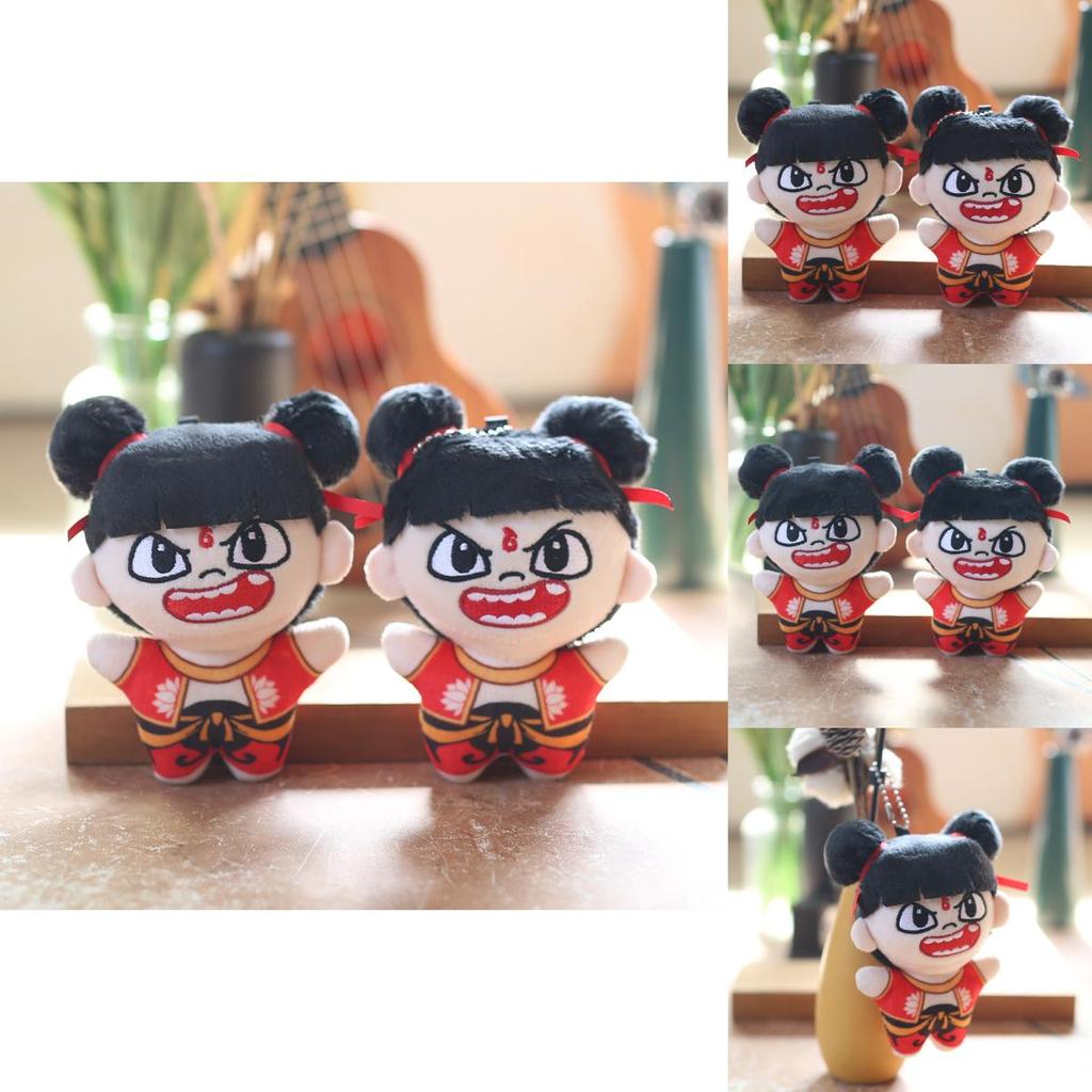 Брелок Плюшевый Нечжа 13см Супер Мягкий ПП Хлопок Шарм для Рюкзака Коллекционный Подарок для Детей Китайская Мифология