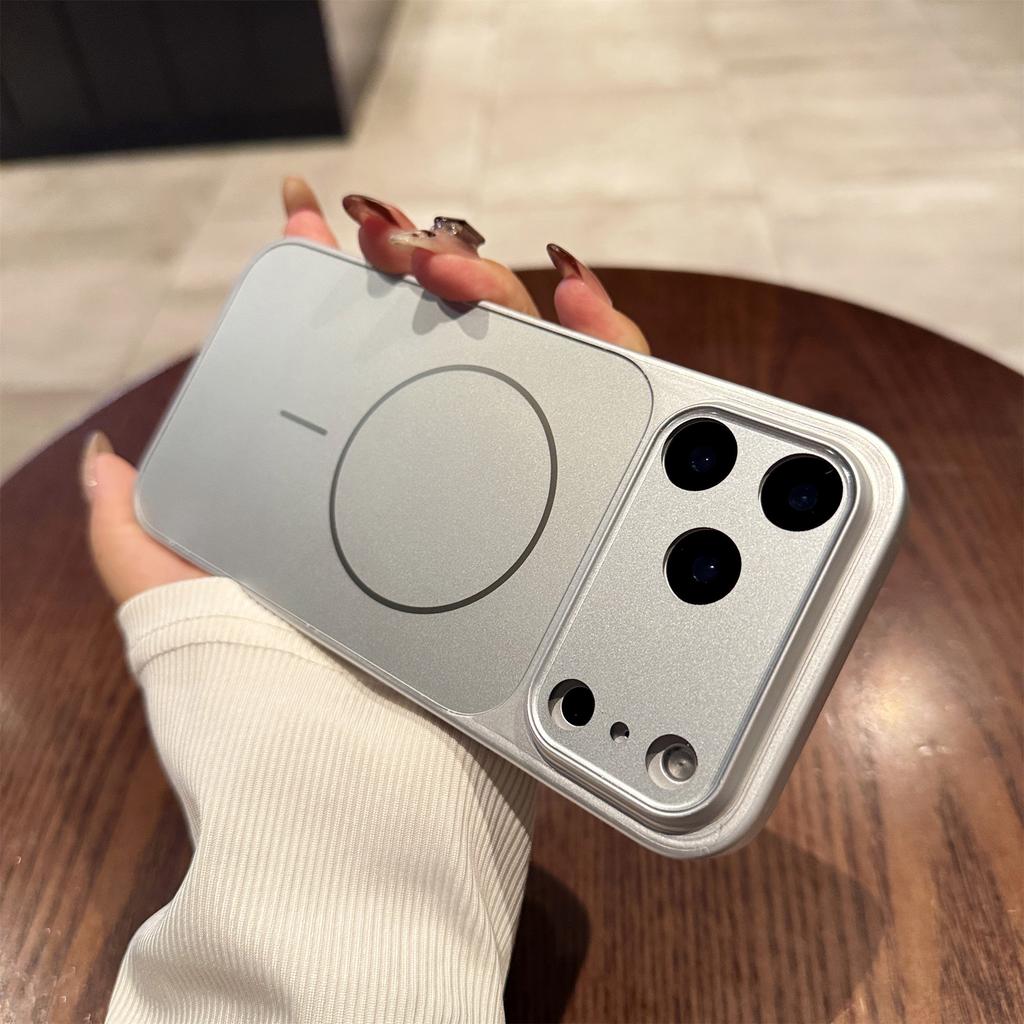 Чехол для iPhone 17 Pro Совместимый с MagSafe Защита объектива Акрил + ТПУ Матовый чехол для телефона