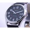 Citizen Мужской D026-305 ( Смотреть Q&Q День) Круглые часы, черные, аналоговые