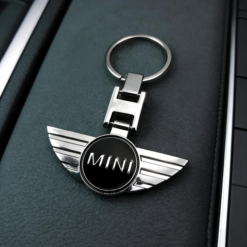 Car Emblem Keychain Auto Styling Key Ring Accessories For MINI One Cooper JCW Countryman Clubman Cabrio Paceman Coupe Roadster btrme66
