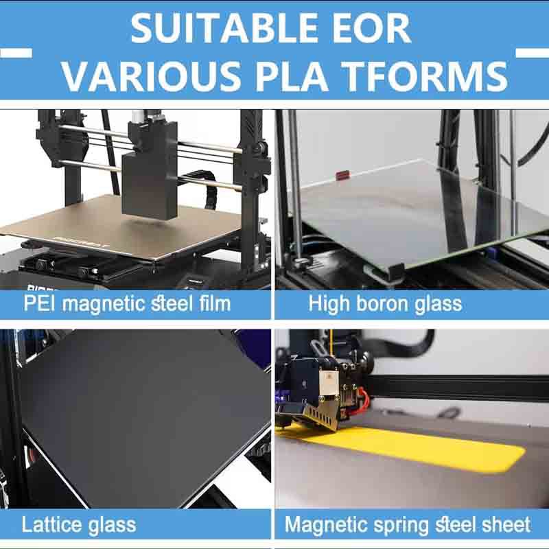 100/200ml Strong 3D Printer Adhesive Spray Suitable for PLA, ABS, PETG, TPU Filaments - Reduces Warping, Enhances Bed Adhesion