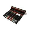 White Project LONDON CHECK VIRGIN WOOL MUFFLER_BLACK