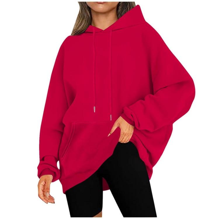 Women Casual Oversized Hooded Sweatshirt Long Sleeve Pullover Tops Hoodies