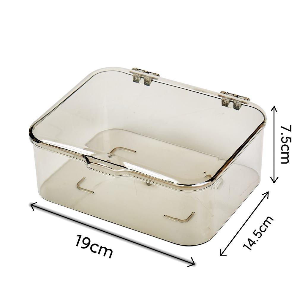 Акриловый органайзер для косметики Прозрачная организация чайного сервиза Многофункциональная настольная коробка для хранения