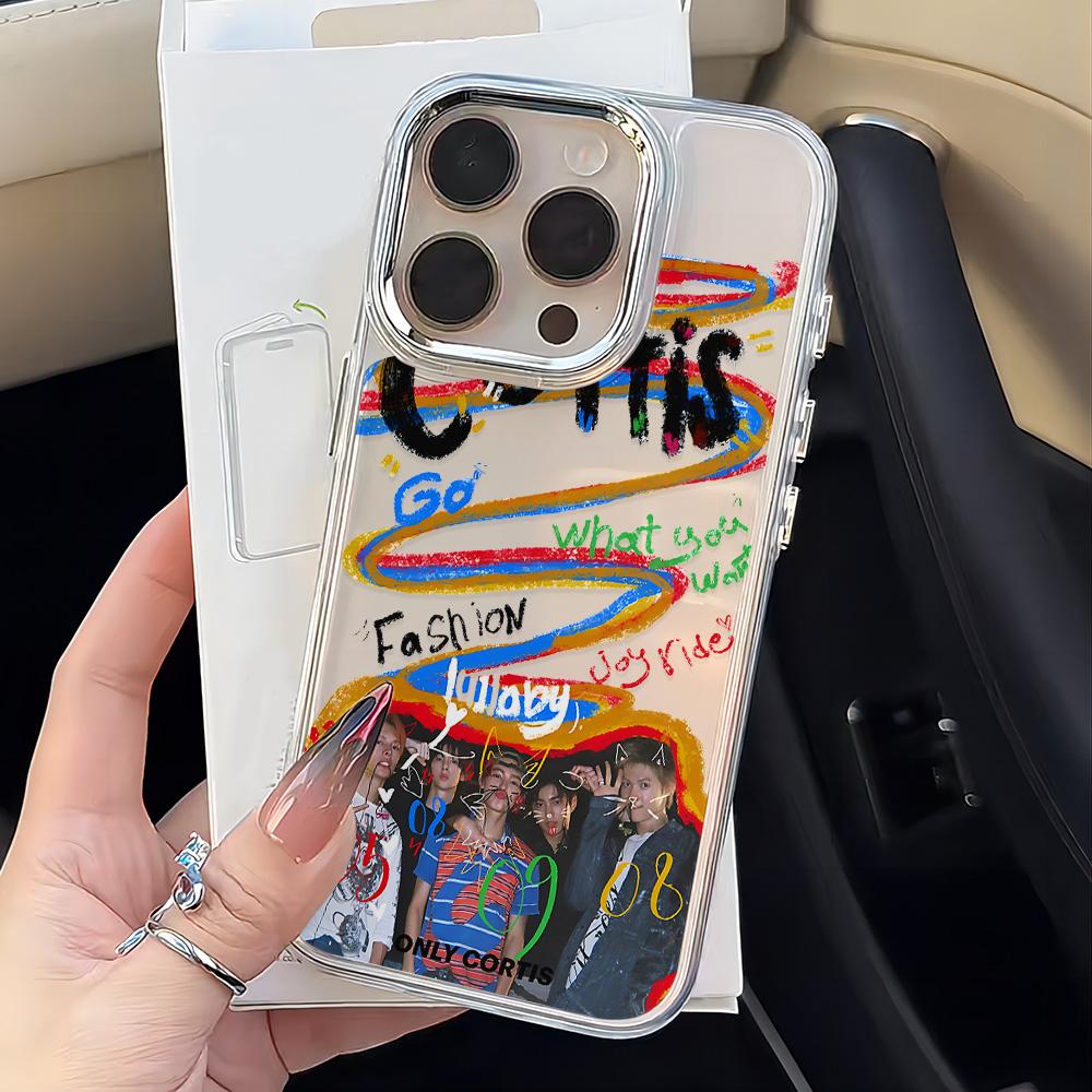 Чехол для телефона Kpop C-CORTIS для iPhone 17 16e 16 15 14 13 12 11 mini Pro Max X XR XSMAX 8 7 Air Plus Прозрачный Мягкий Чехол
