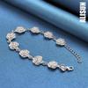925 Sterling Silver Romantic Rose Bracelet Fashionable Wedding Jewelry