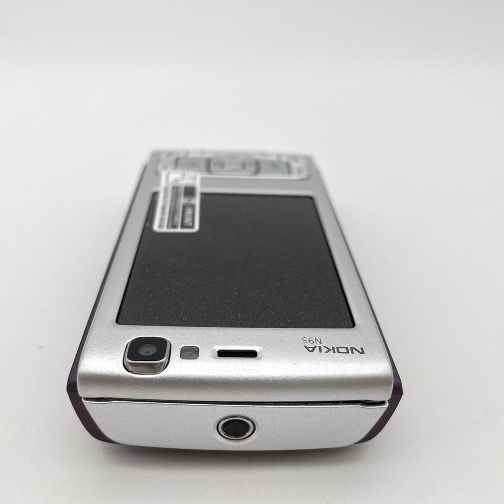 Восстановленный оригинальный мобильный телефон Nokia N95 3G Wifi Slide с 1 SIM-картой.
