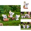 Cute Resin Koala Decoration Adorable Micro Landscape Garden Diy Crystal Ball Accessory