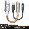 ALC5686 CX31993 HiFi ЦАП USB Type-C на 3,5 мм AUX Цифровой Аудио Кабель ЦАП для Android Type-C на 3,5 Адаптер для Наушников Декодер УсилительХороший продукт