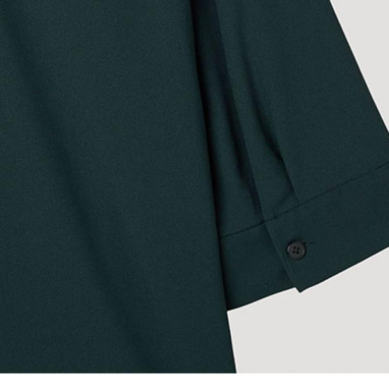 [Она S miSS] Блузка с разрезом и открытым воротником SwwStp22020 De