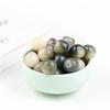 Natural Bodhi Root Flowered Green Barrel Beads 12x13MM - Handmade DIY 108 Beads Accessories