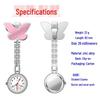 Butterfly Nurse Watch - Laser Engraved Timer for Students & Doctors, Simple & Fashionable