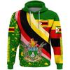 Zimbabwe Emblem Graphic Hoodies Loose Unisex Oversized Hooded Sweatshirts Spring Casual Streetwear Tops Pullovers