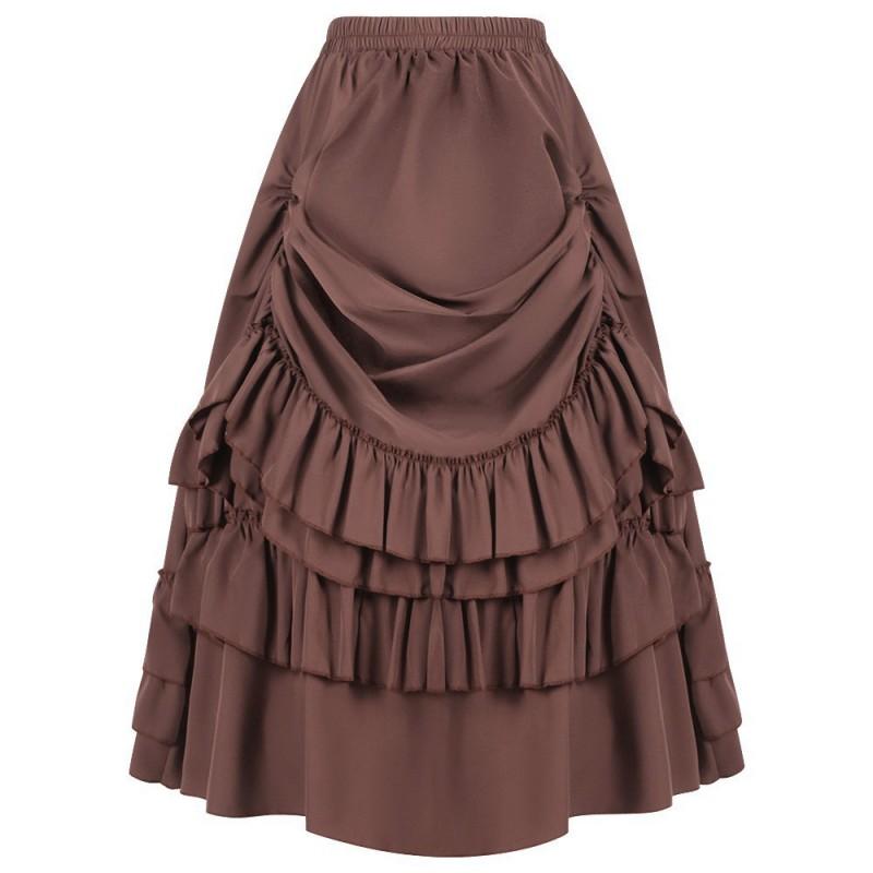 Gothic Victorian Style Costume Set Women Stage Performance Cosplay Party Dress