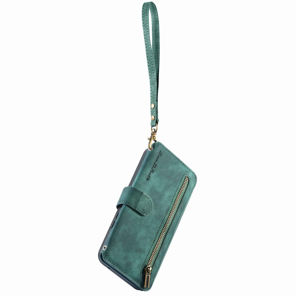 Роскошный кожаный чехол-кошелек 3-в-1 для OnePlus 11/Nord CE3/13R/Xperia 1 VII/Nothing CMF Phone 2 Pro/3a.w/ Подставка, Противоударный, RFID, Множество отделений и молния