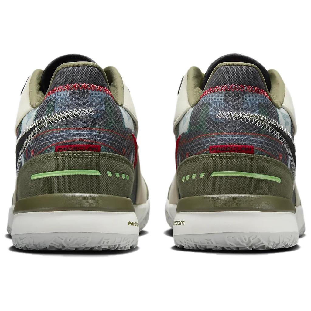 FaZe Clan X Nike Zoom LeBron NXXT Gen AMPD EP Gaming Set-Up Men Sneakers Cream Light-Cream Medium-Olive HF0716-200