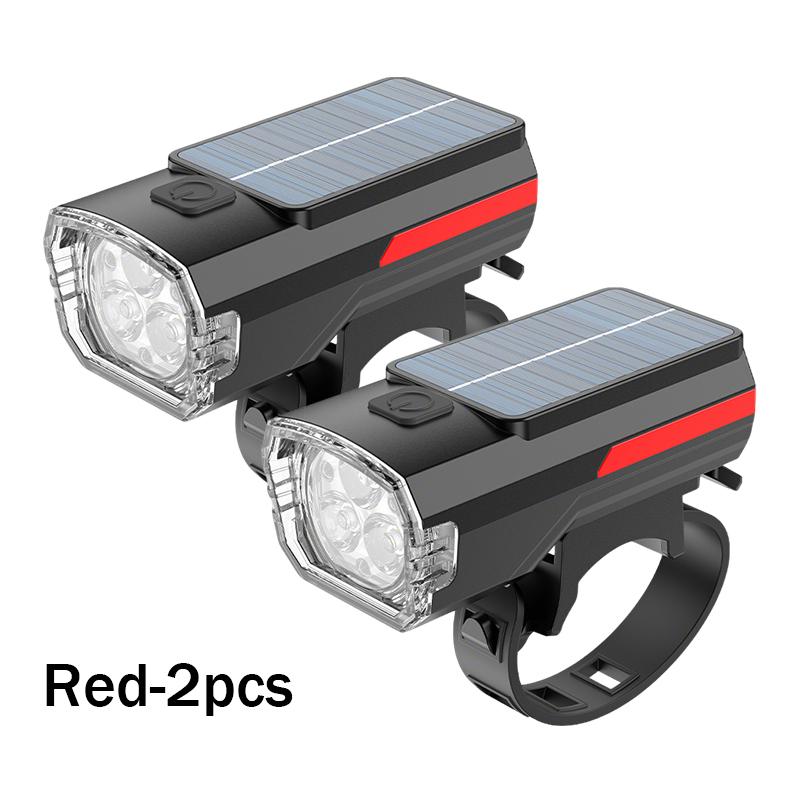Bike LED Front Light 3 Lighting Modes Rechargeable Mountain Road Bicycle Headlight Lightweight Cycling Safety Lamp Accessories