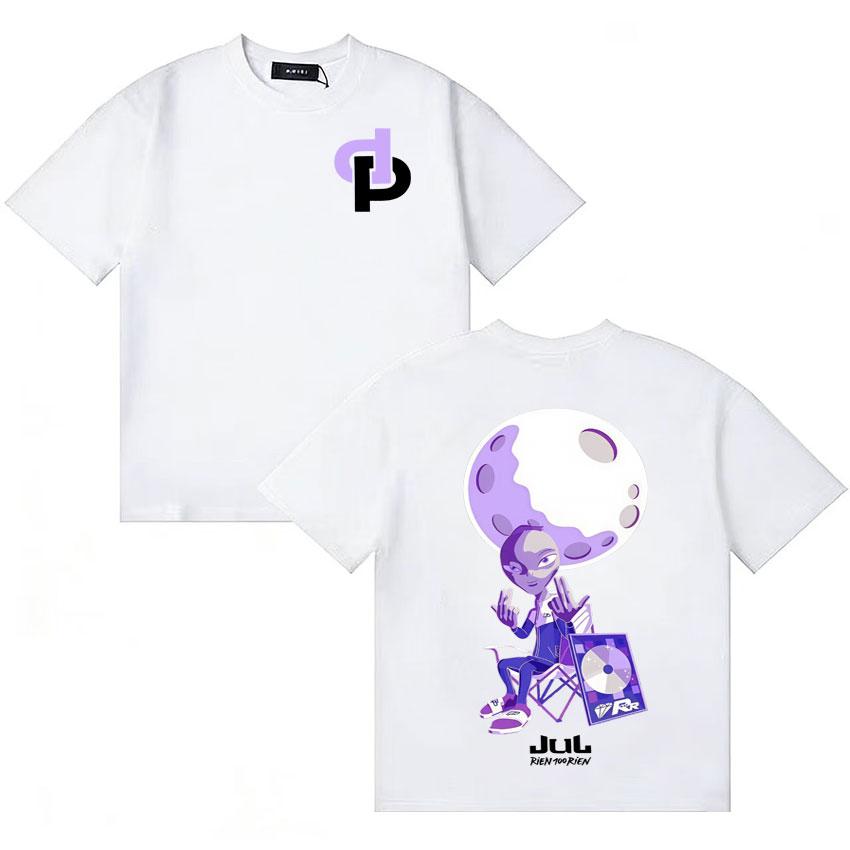 Rapper Jules Lyon France Stadium Tour Merchandise Tshirt Unisex Pure Cotton st Century Style Popular Casual Tshirt