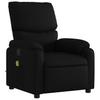 Massage Relax Chair Synthetic Leather Black