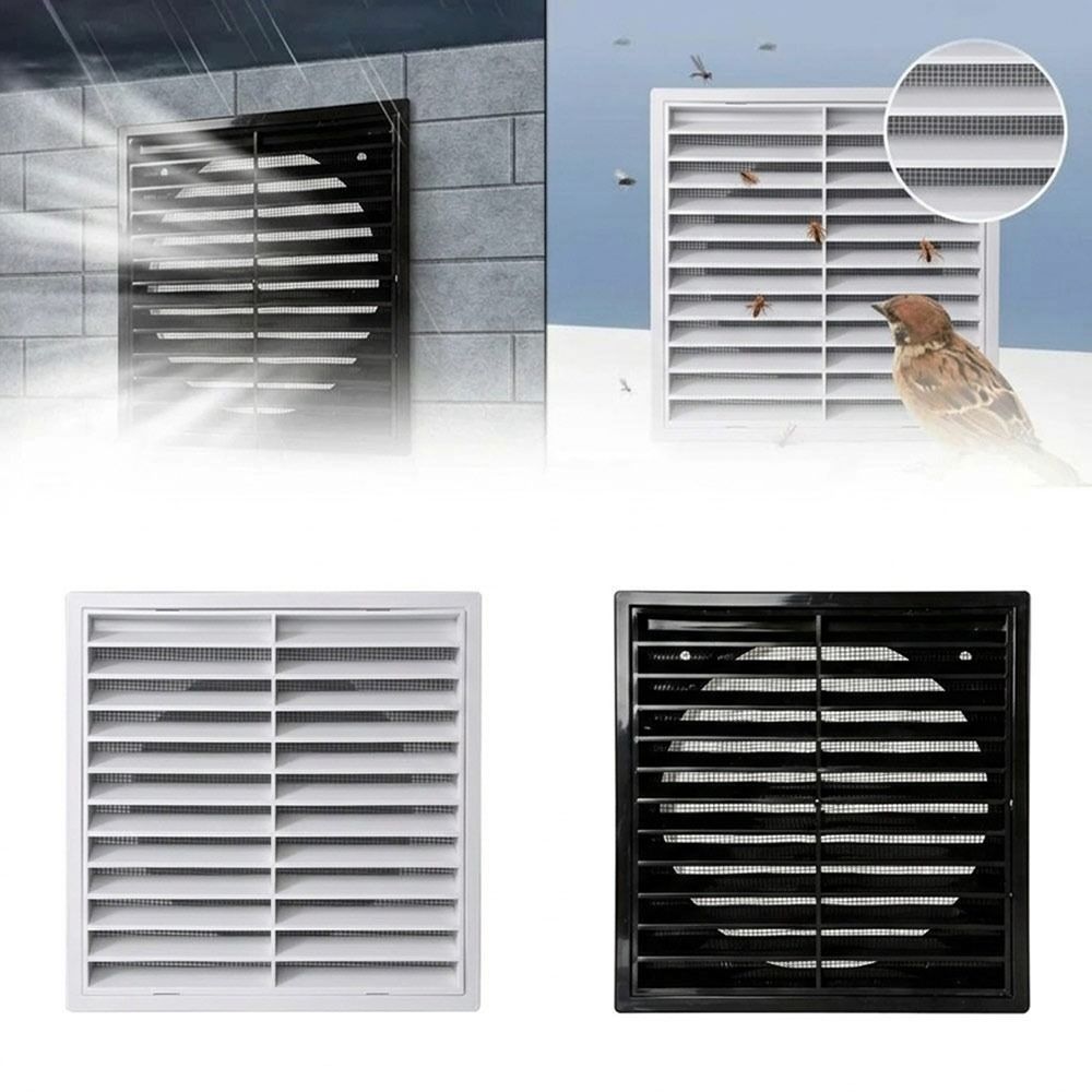 Square Air Vent Grille Cover 4/5/6/8In Duct Vent Cover Ventilation Grille Ventilation Accessories