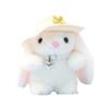 Hat Plush Rabbit Toy Key Chain Stuffed Doll Pendant Backpack Gift Decoration