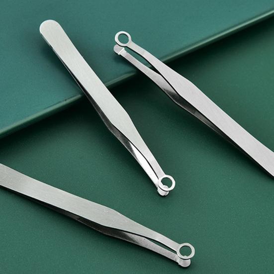 Пинцет для триммера для носа Yousheng, нержавеющий, универсальный, с круглым кончиком из нержавеющей стали, для удаления волос для мужчин